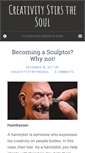 Mobile Screenshot of creativitystirsthesoul.com